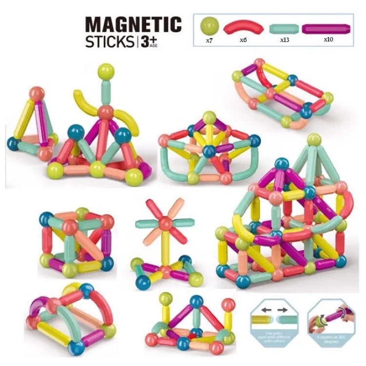 Magnetic Toys Building Blocks - 36 PCS