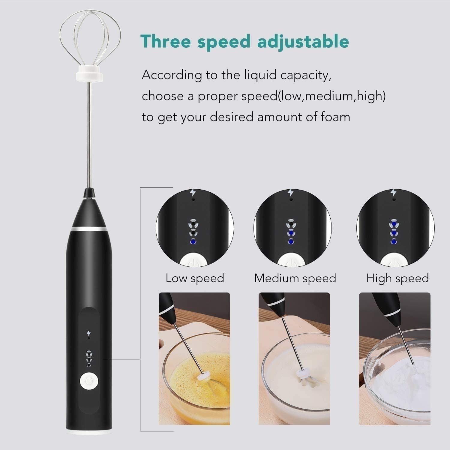 Rechargeable Coffee Beater